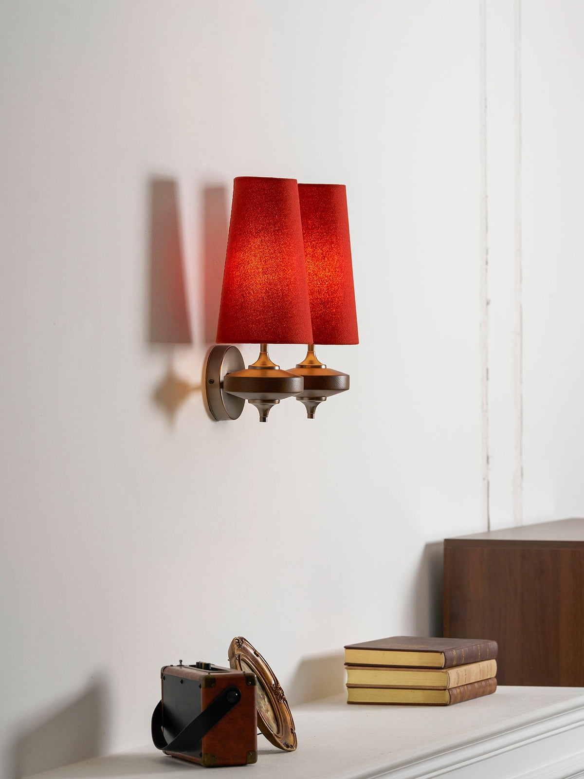 Ravenvale Twin Shade Indoor Wall Light