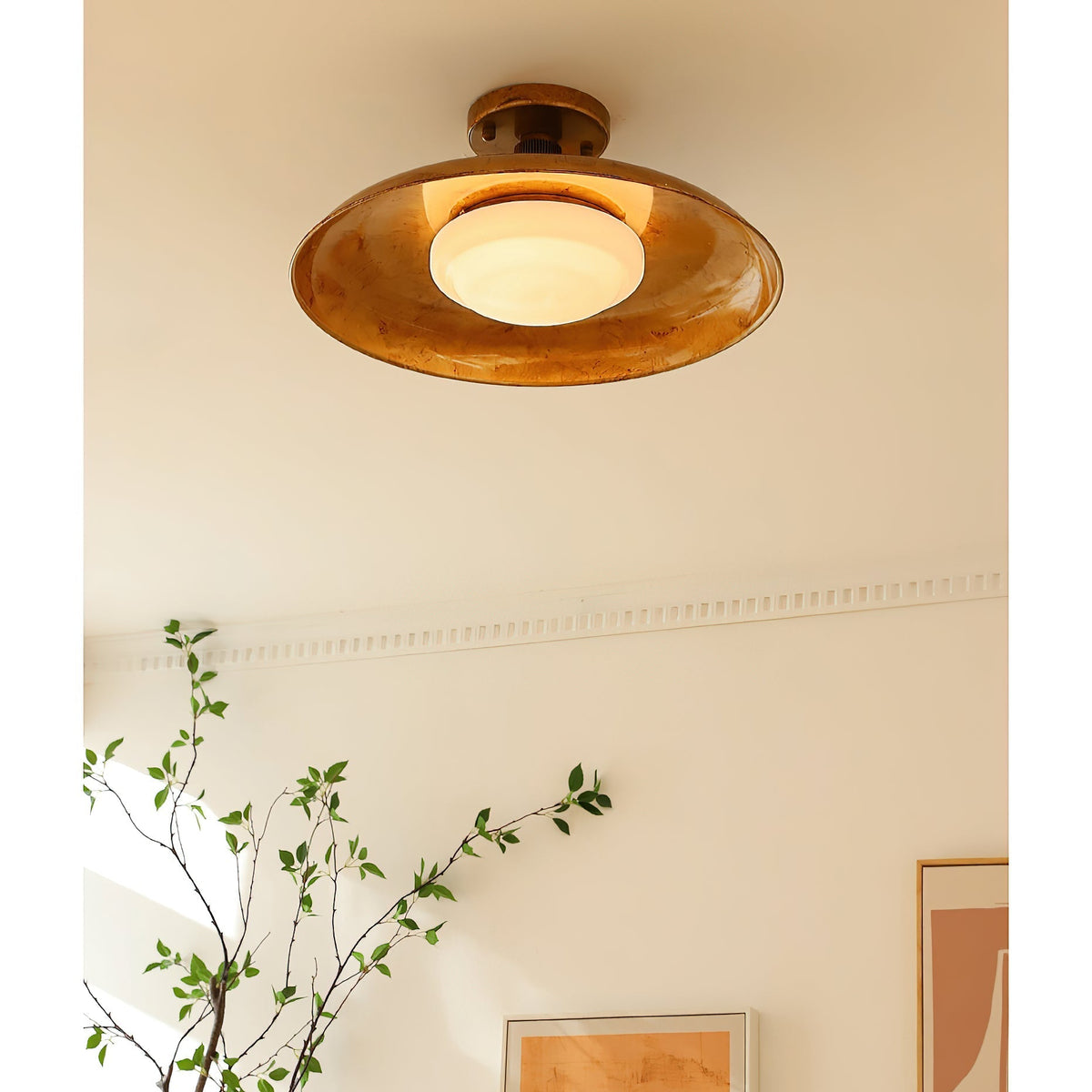 Ormure Style Flat-Panel Ceiling Light