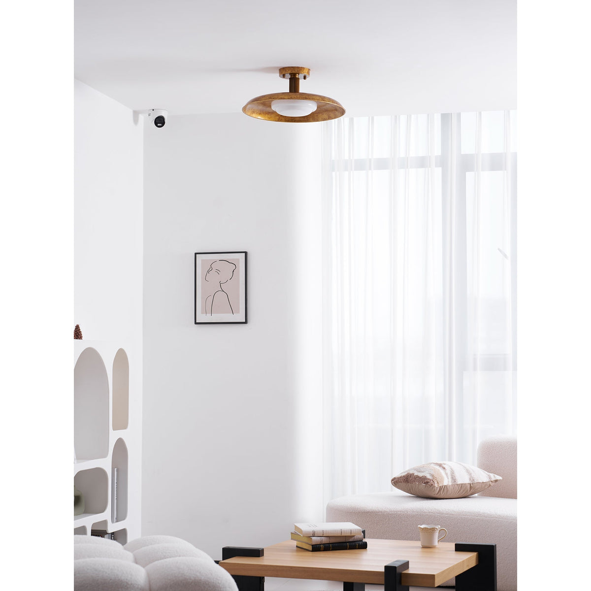 Ormure Style Flat-Panel Ceiling Light