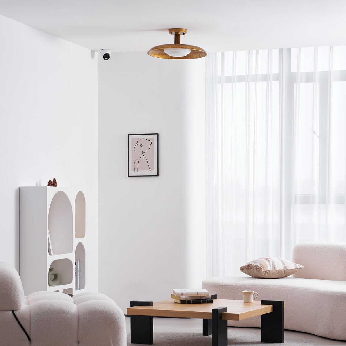 Ormure Style Flat-Panel Ceiling Light