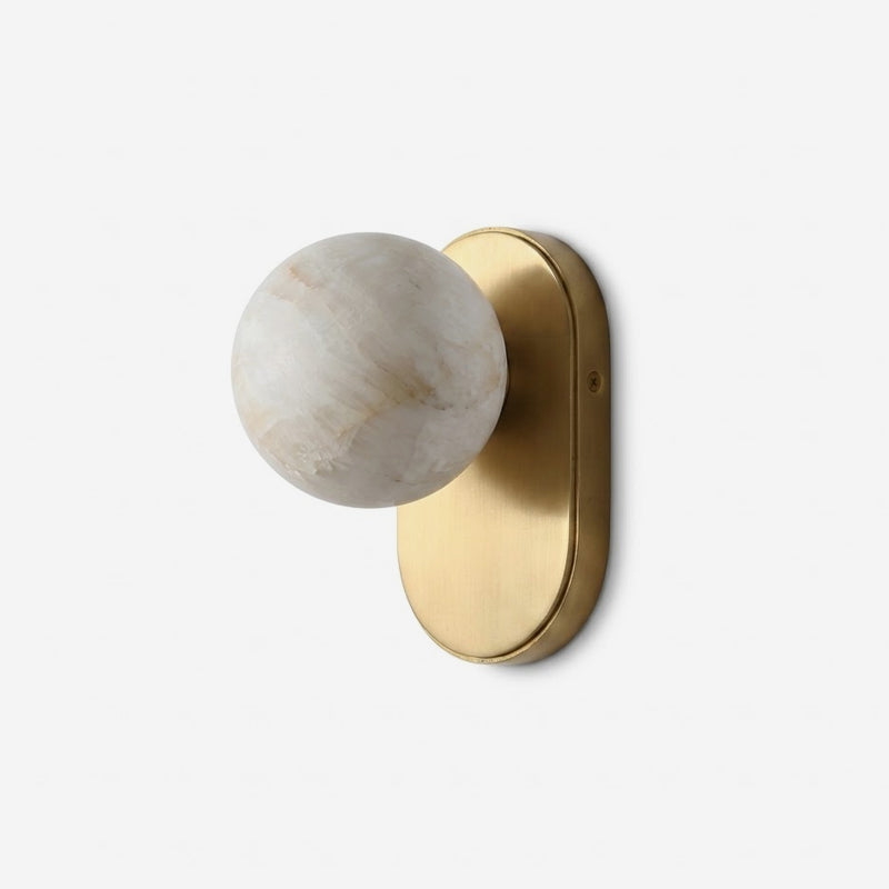 Hensford Orb Alabaster Wall Sconce
