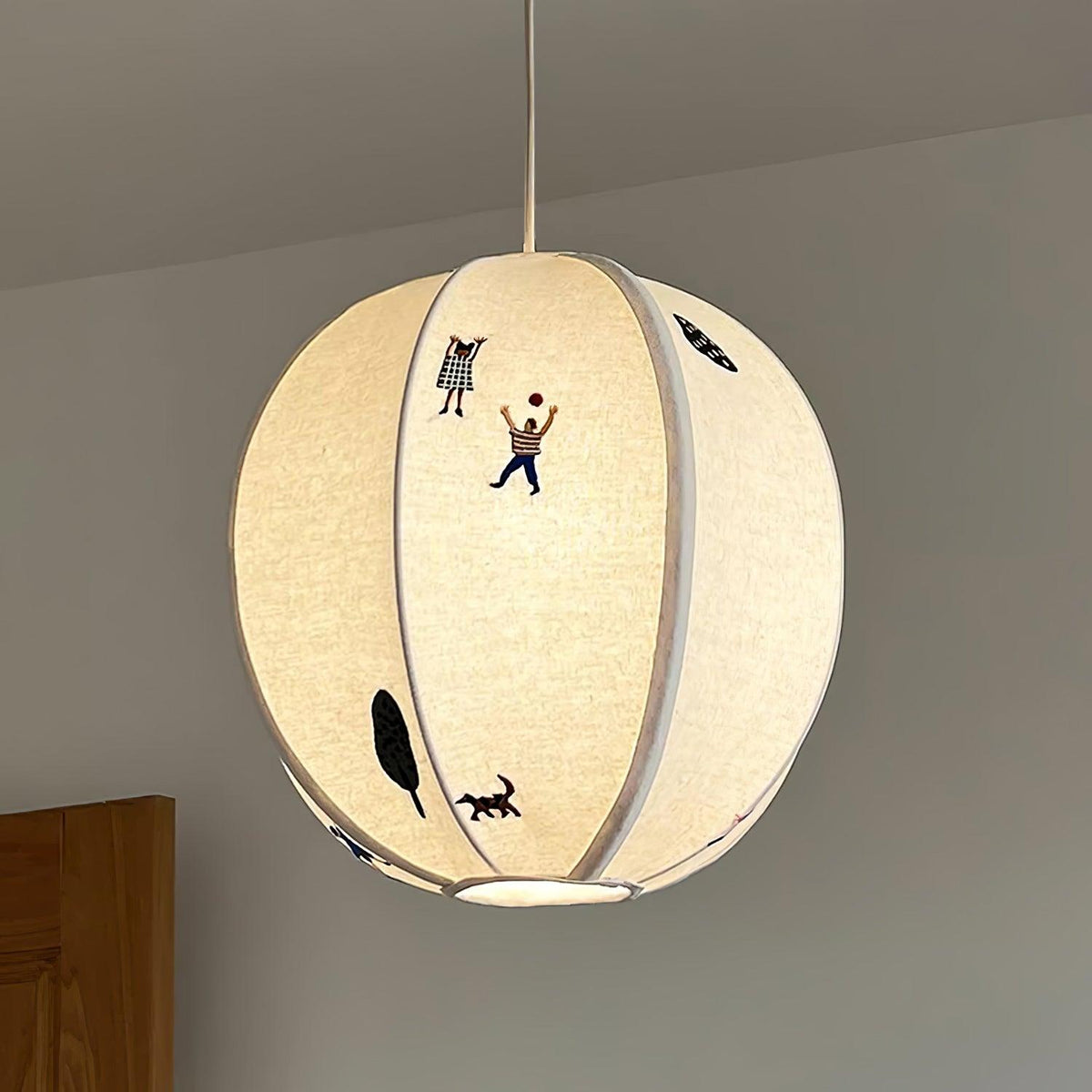 Zusoten Pendant Light Paper Ball Drawing