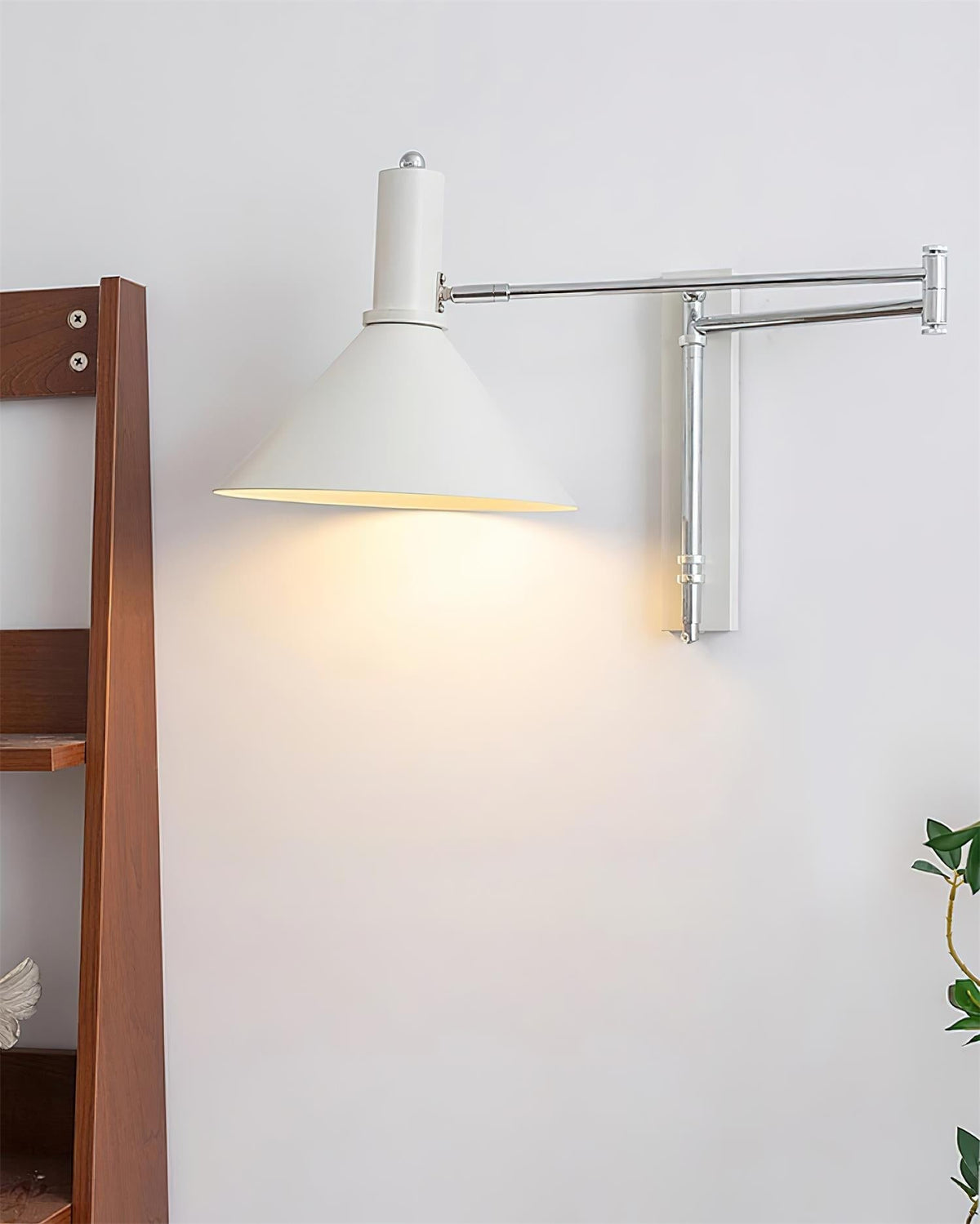 Peak Wall Lamp Adjustable Arm Red Reading