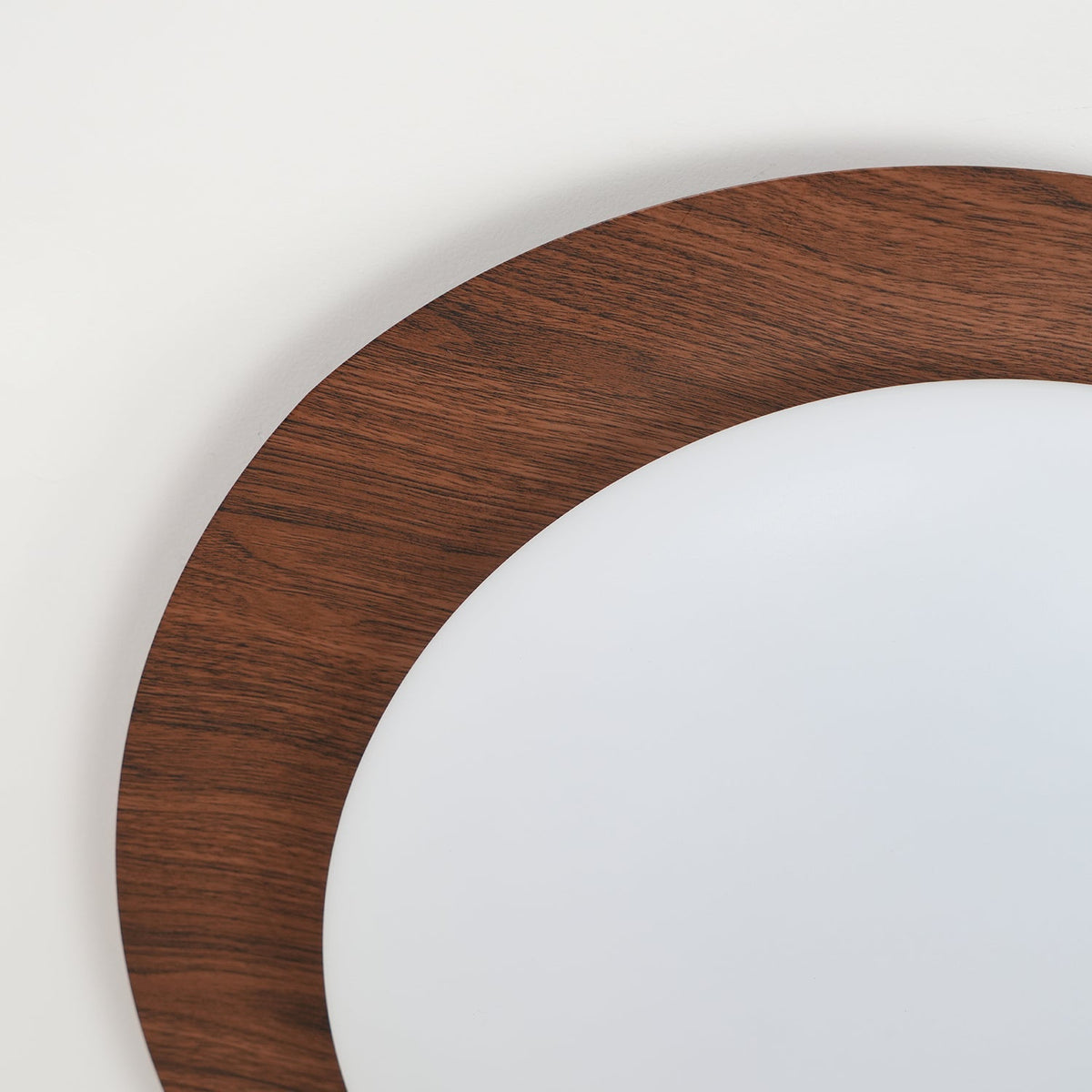 Tulapis Pebble Walnut Ceiling Light