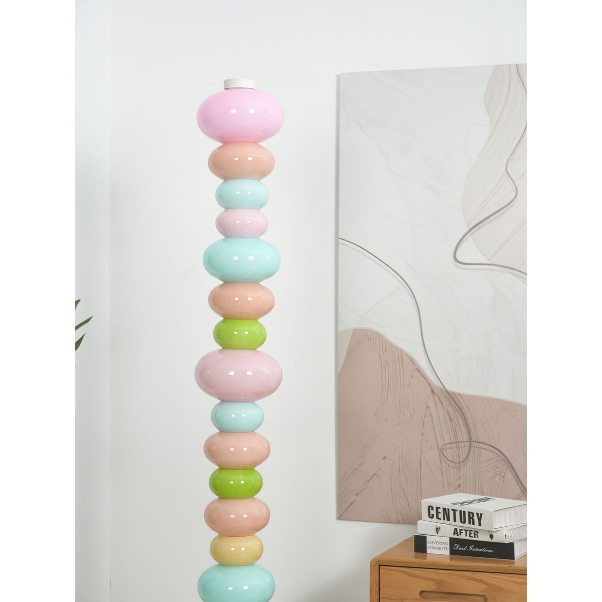 Pebbles Minimalist Marble Floor Lamp