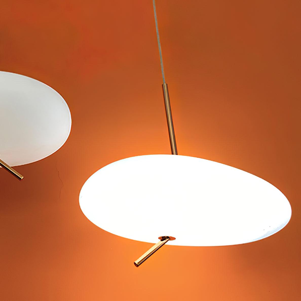 Pokakun Rose Gold Pebble Pendant Light