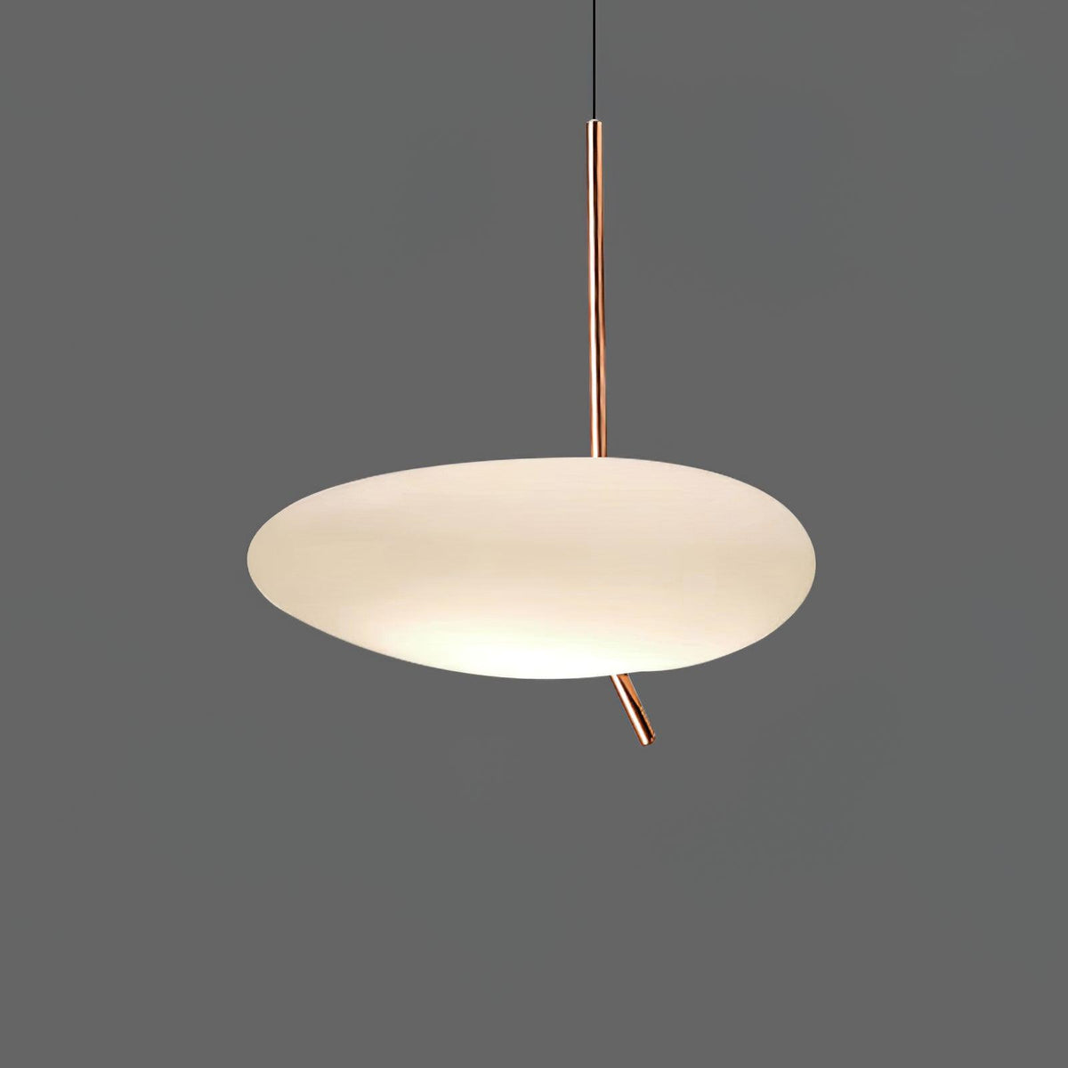 Pokakun Rose Gold Pebble Pendant Light