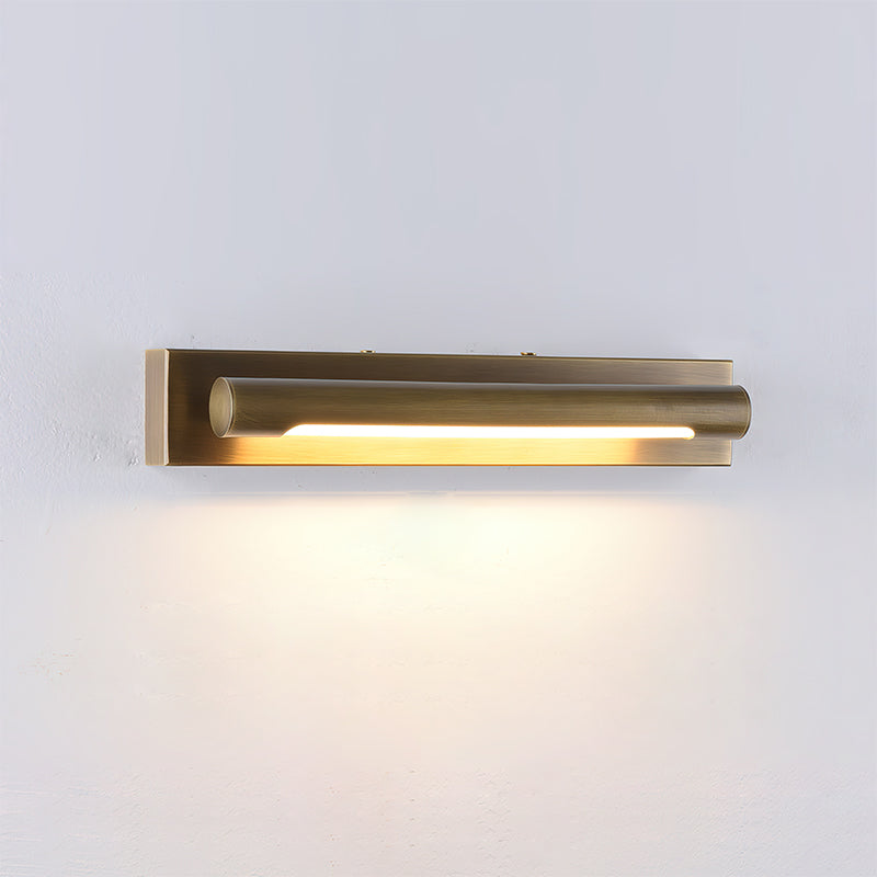 Reed Linear Brass Wall Sconce
