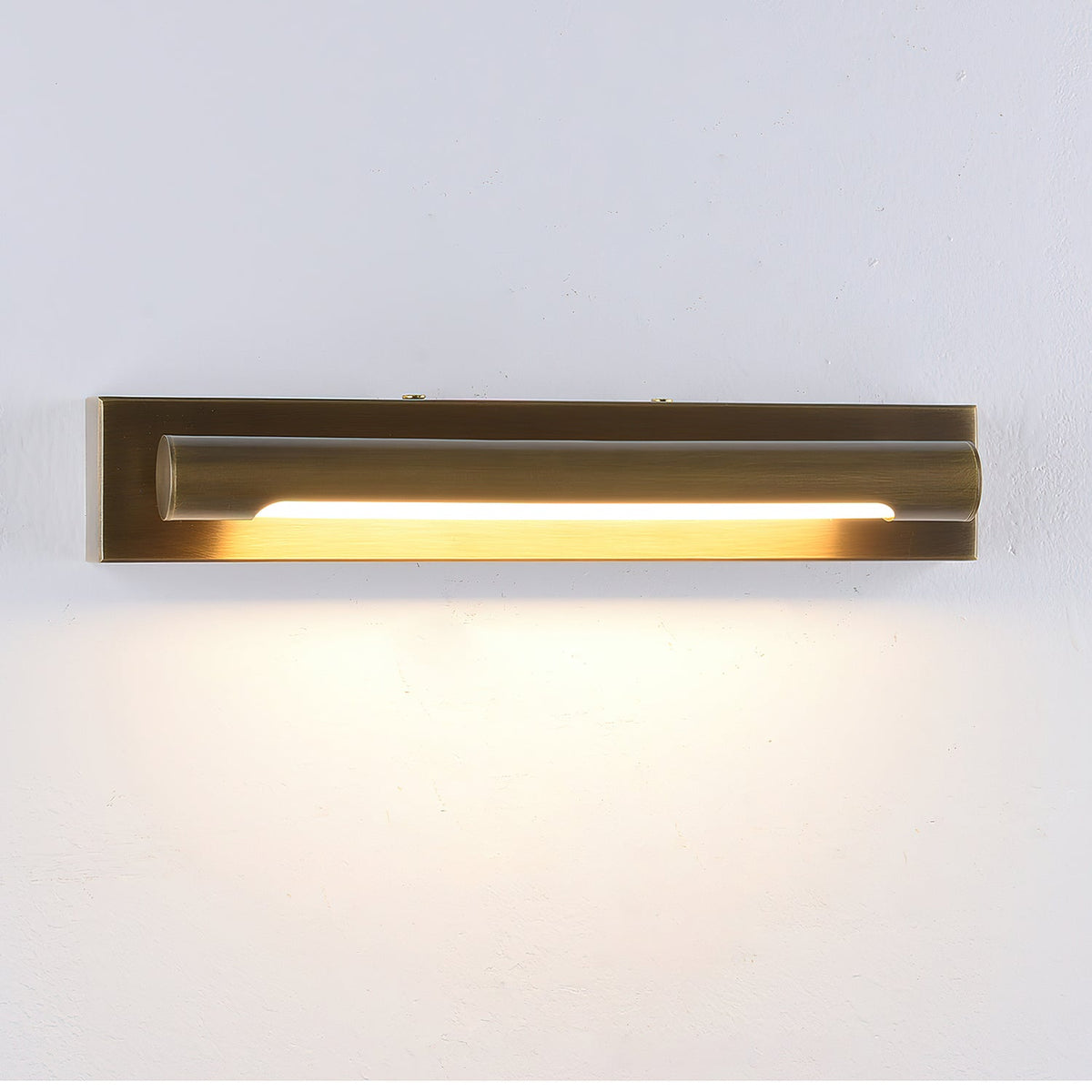 Reed Linear Brass Wall Sconce