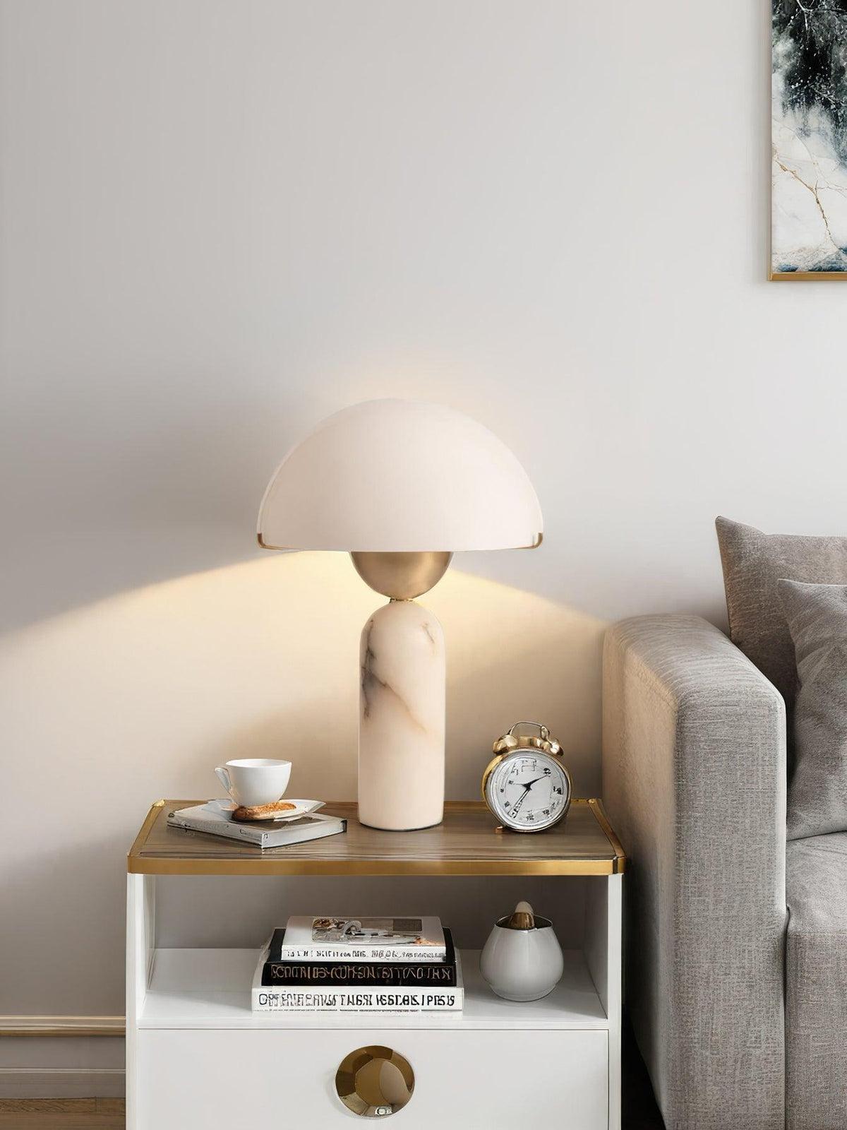 Tirixon Alabaster Table Lamp