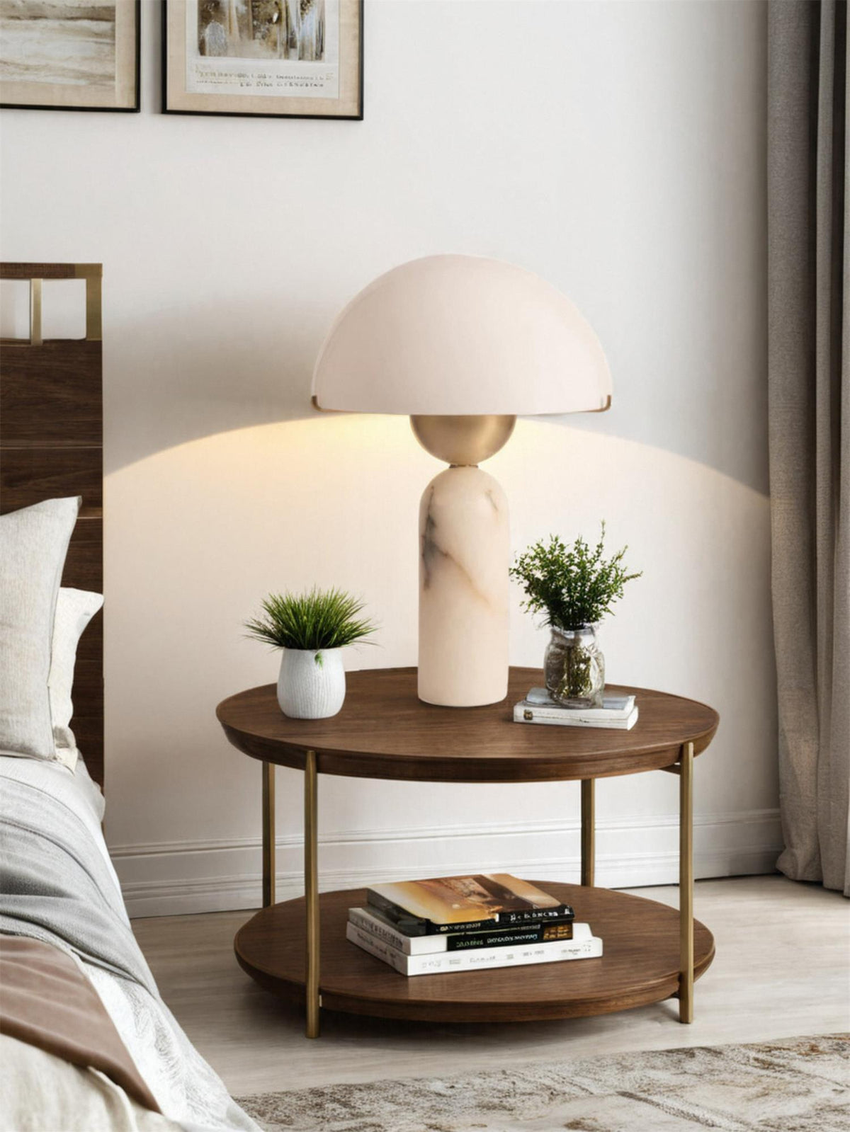 Tirixon Alabaster Table Lamp