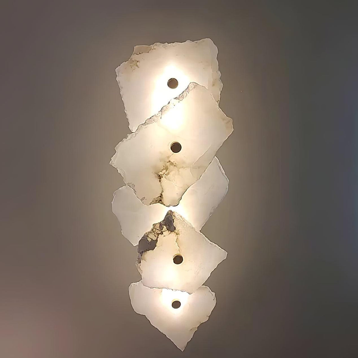 Alaeila Floral Cluster Alabaster Wall Light