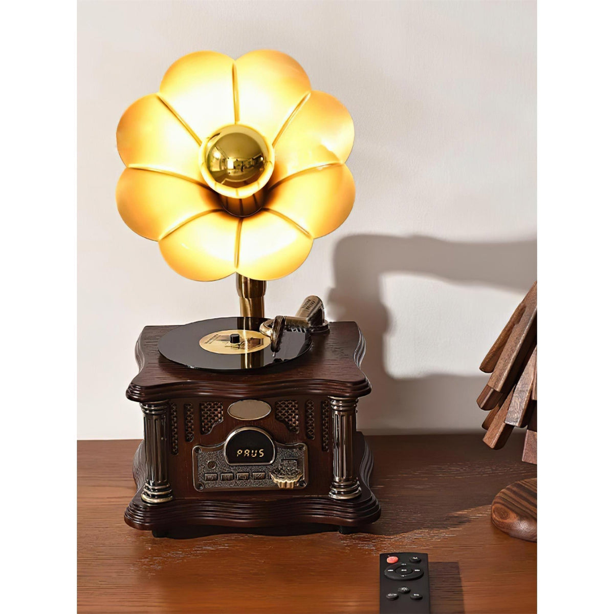 Phonograph Table Lamp