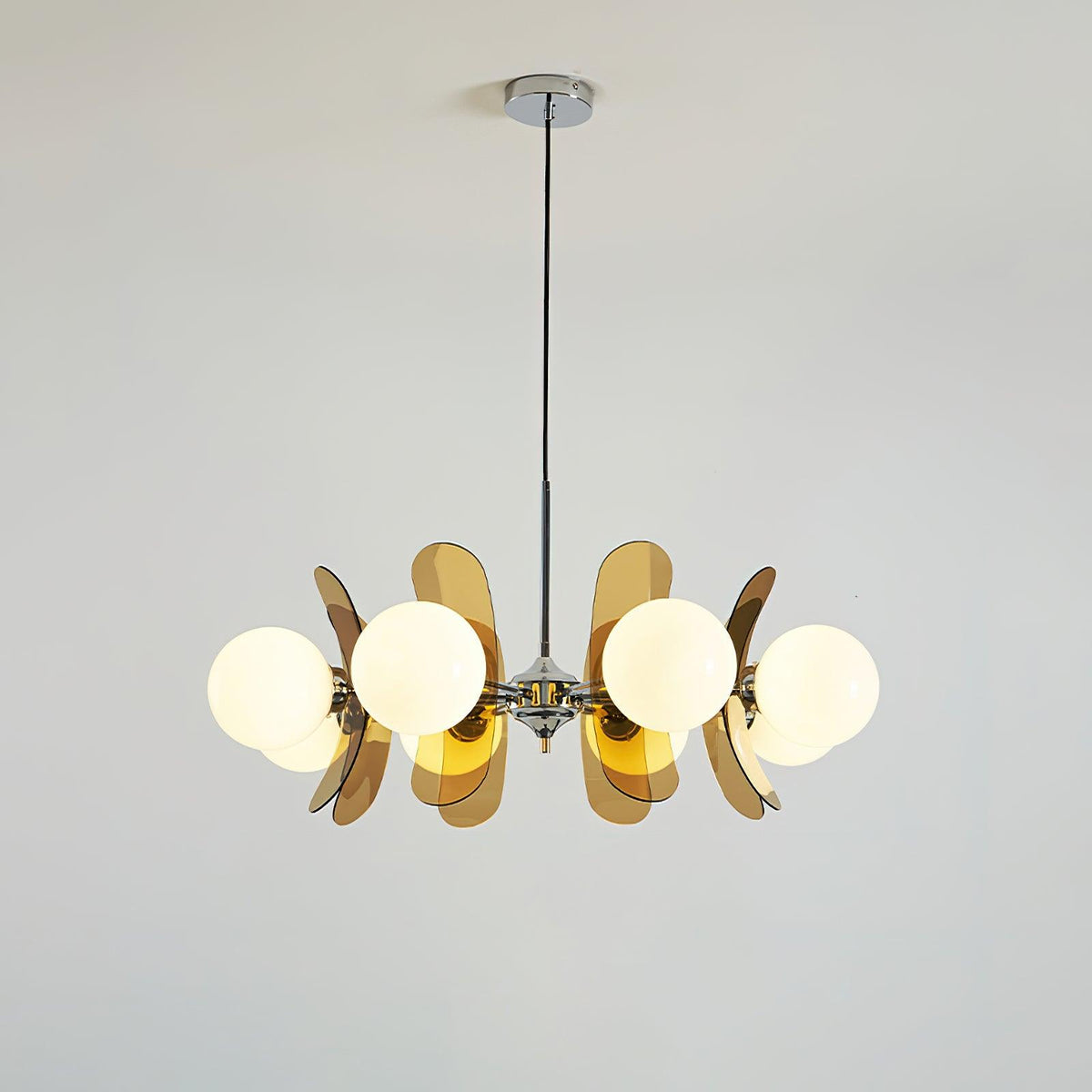 Silisur Chandelier Brown &Orange