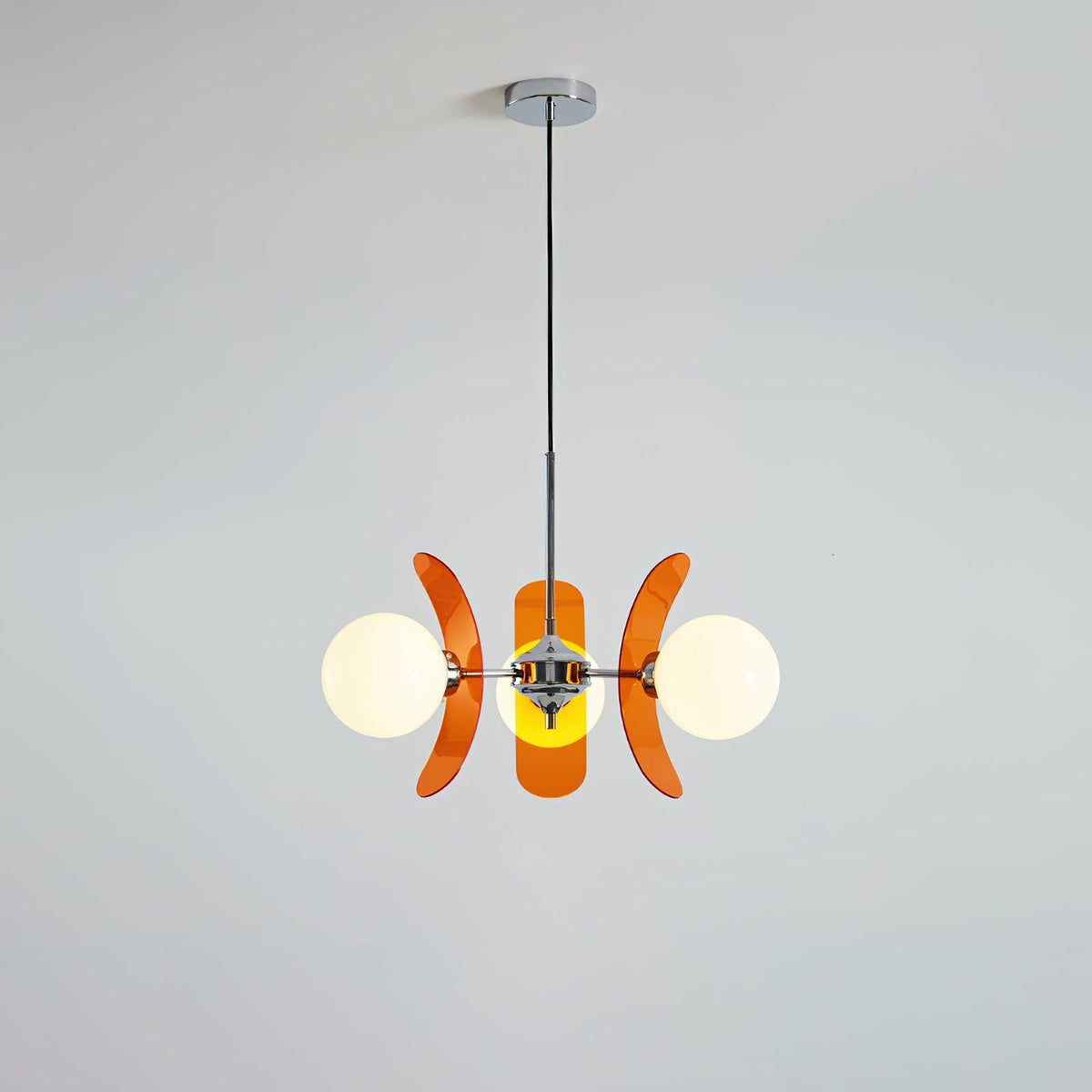 Silisur Chandelier Brown &Orange
