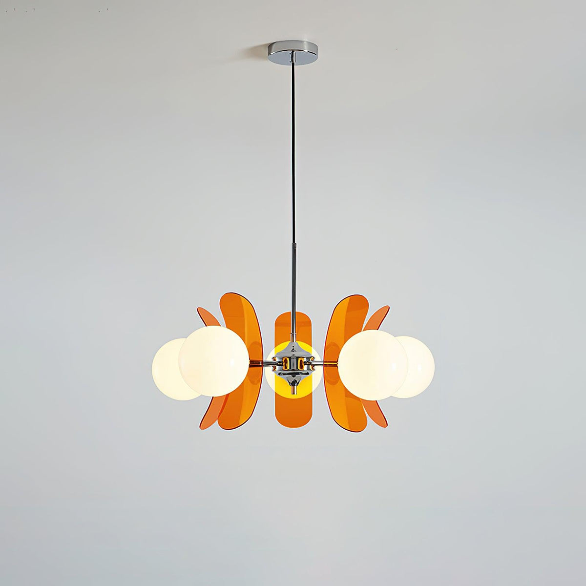 Silisur Chandelier Brown &Orange
