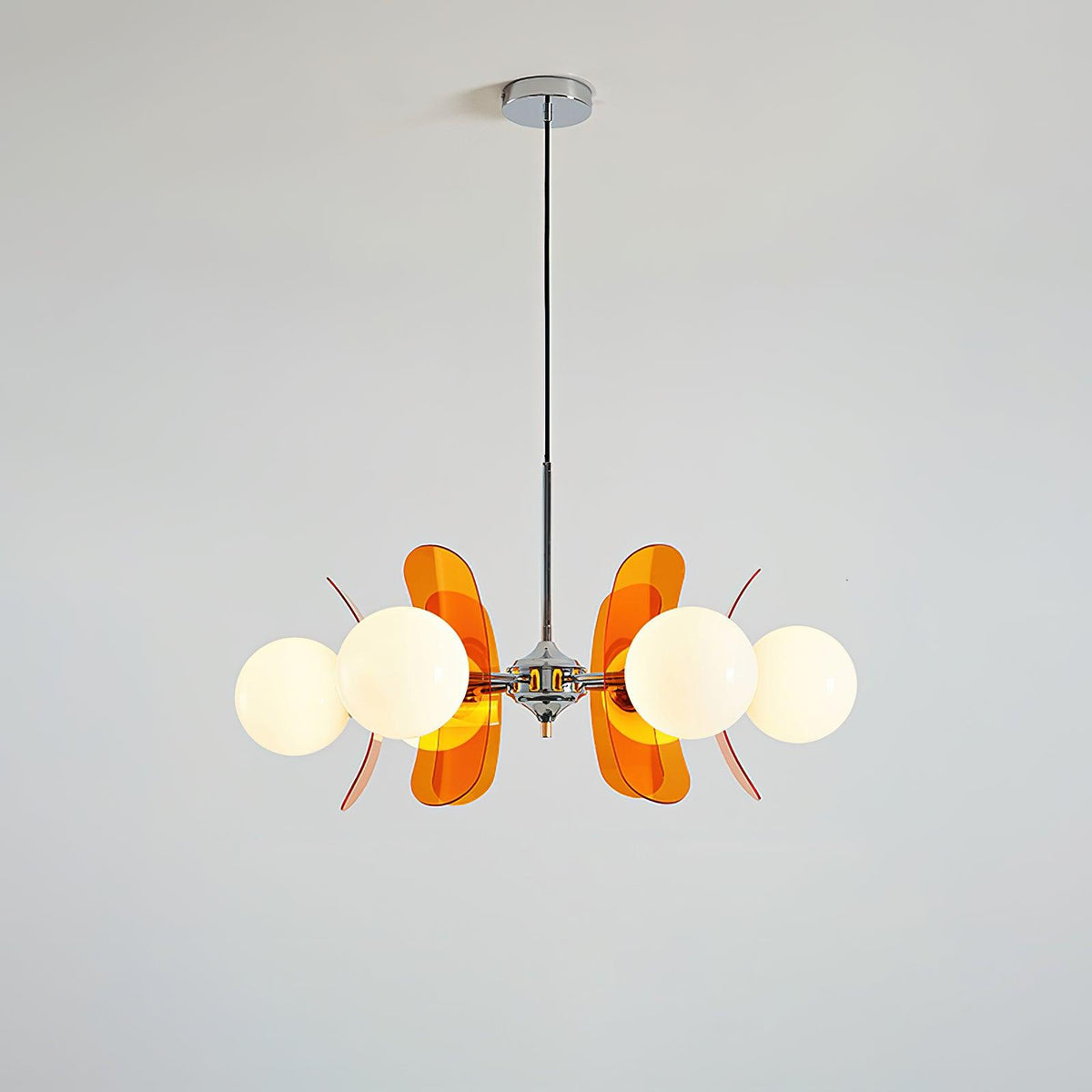 Silisur Chandelier Brown &Orange