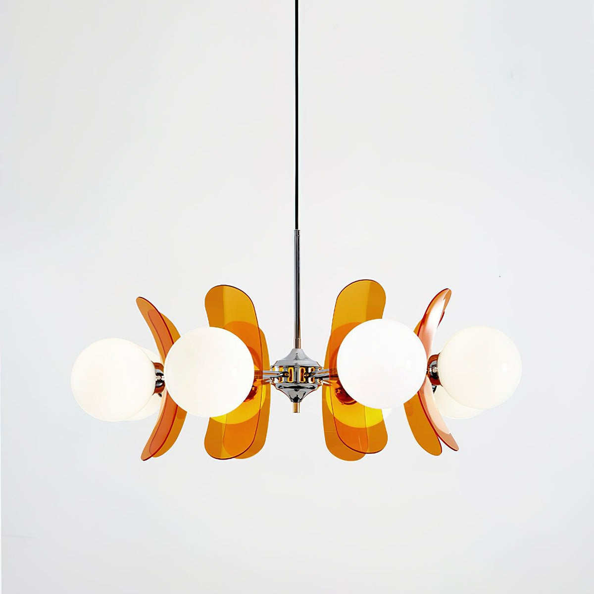 Silisur Chandelier Brown &Orange