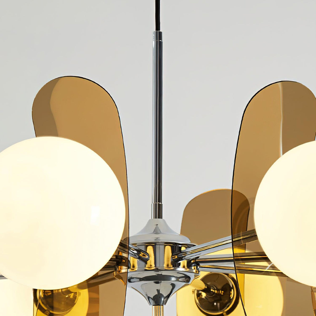Silisur Chandelier Brown &Orange
