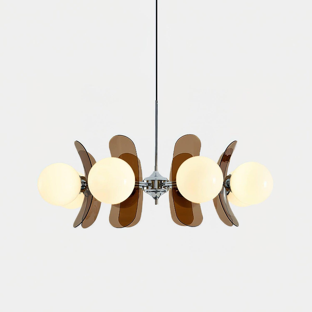 Silisur Chandelier Brown &Orange
