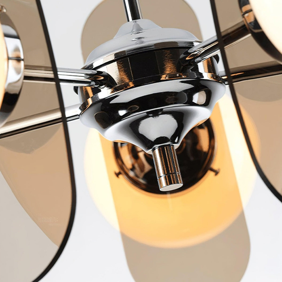Silisur Chandelier Brown &Orange