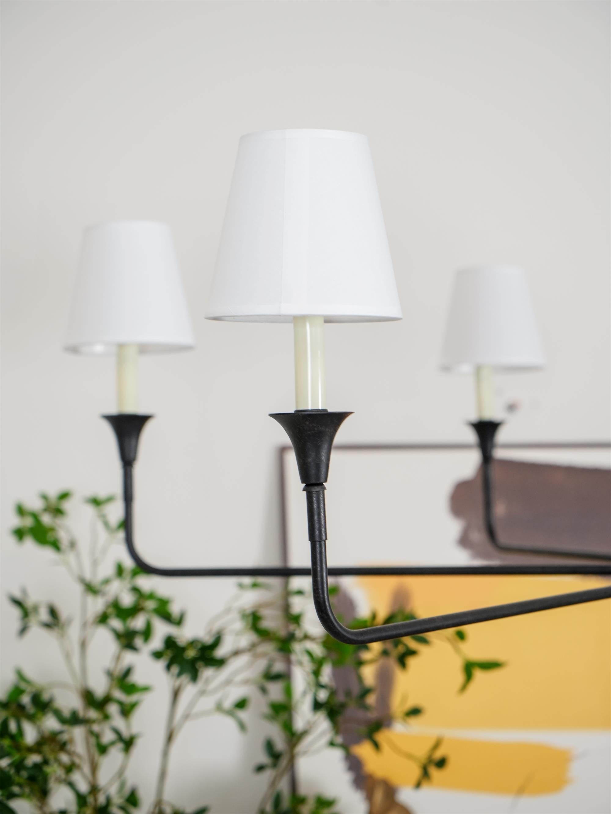 Arthaila Vintage Industrial Grande Fabric Chandelier