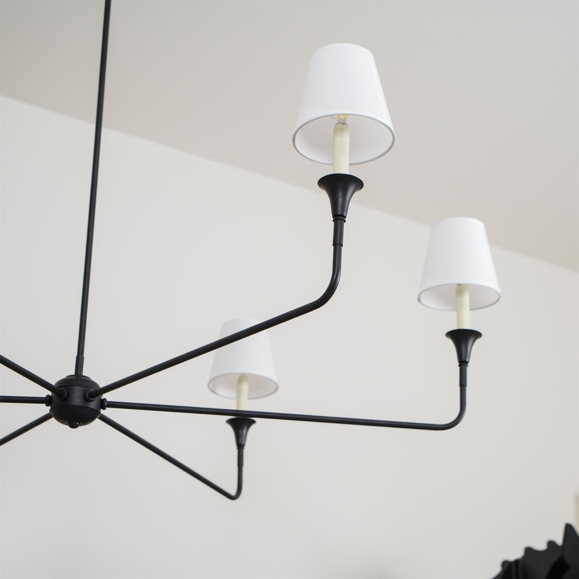 Arthaila Vintage Industrial Grande Fabric Chandelier