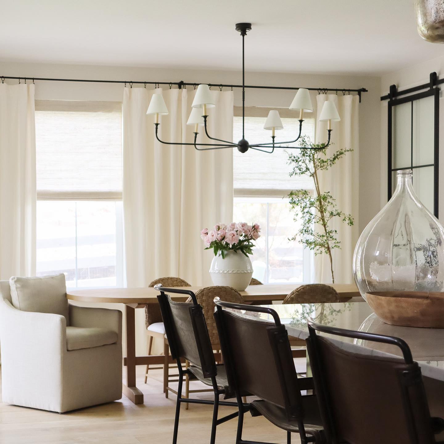 Arthaila Vintage Industrial Grande Fabric Chandelier