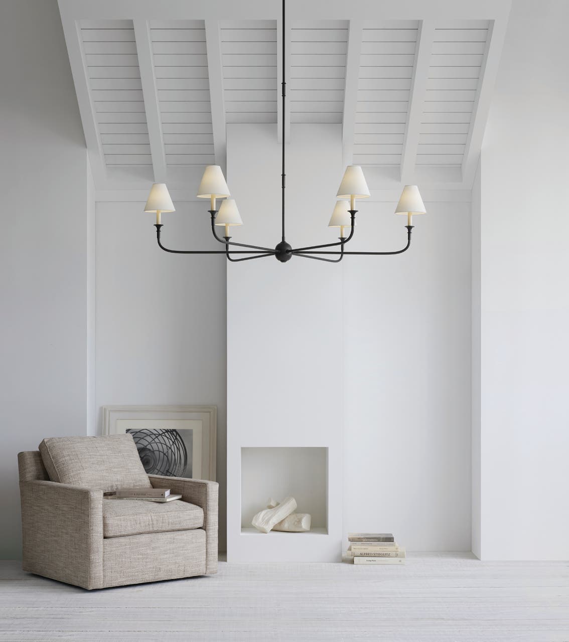 Arthaila Vintage Industrial Grande Fabric Chandelier