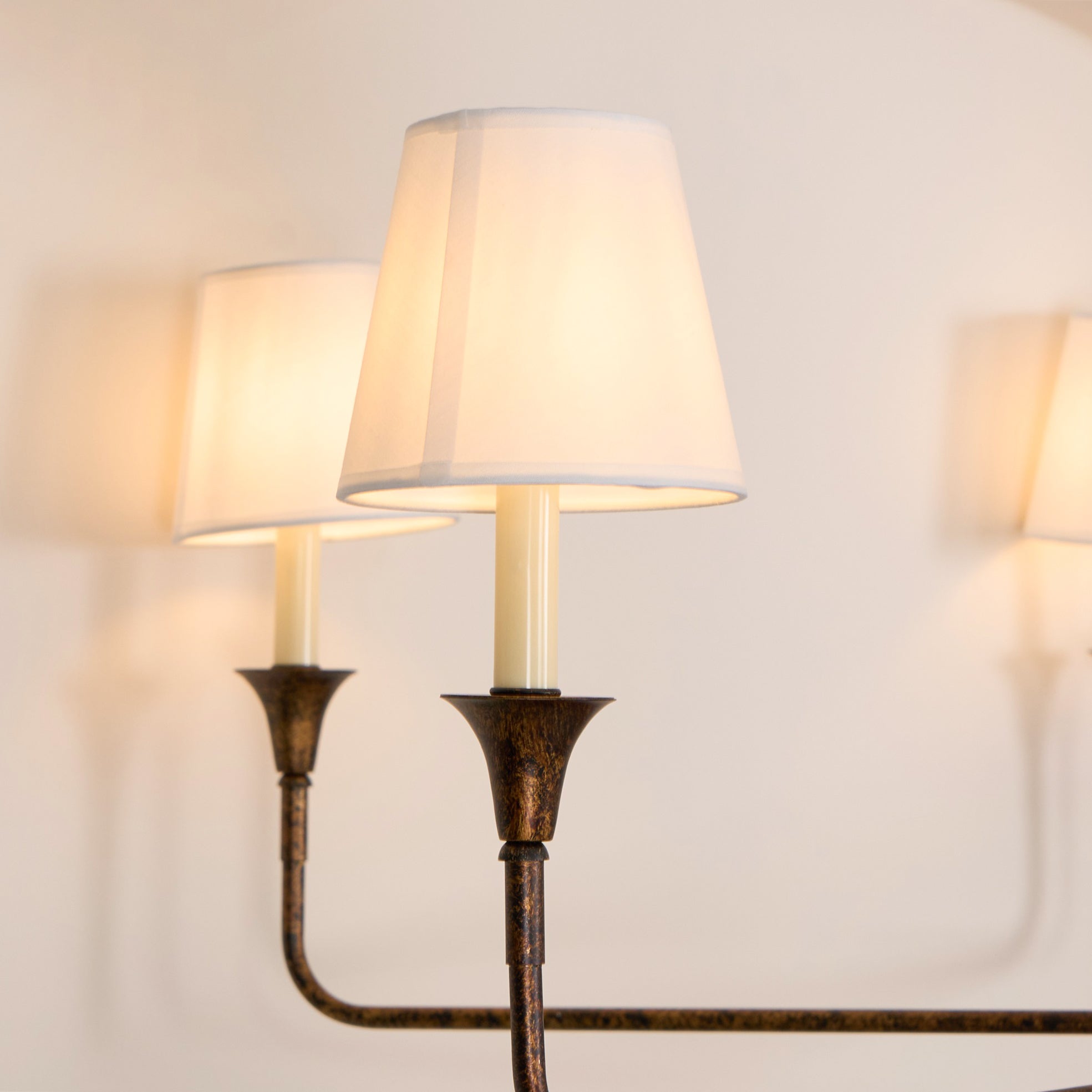 Arthaila Vintage Industrial Grande Fabric Chandelier