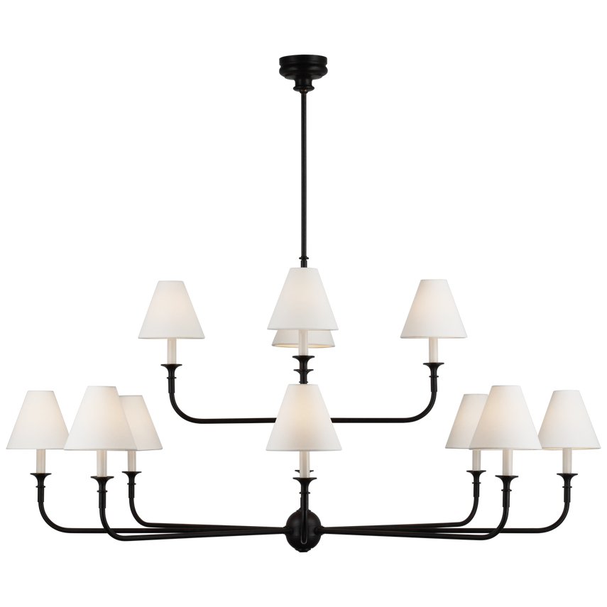 Lioroelia Pendant Lamp Black Candle Tapered