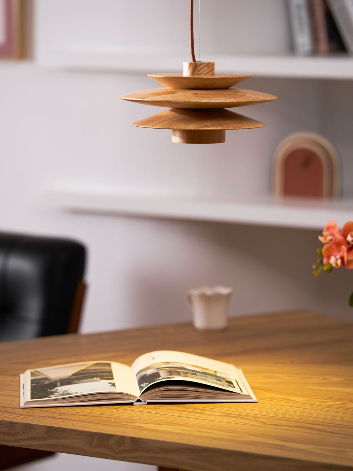 Elorda Wooden Retro Pendant Light
