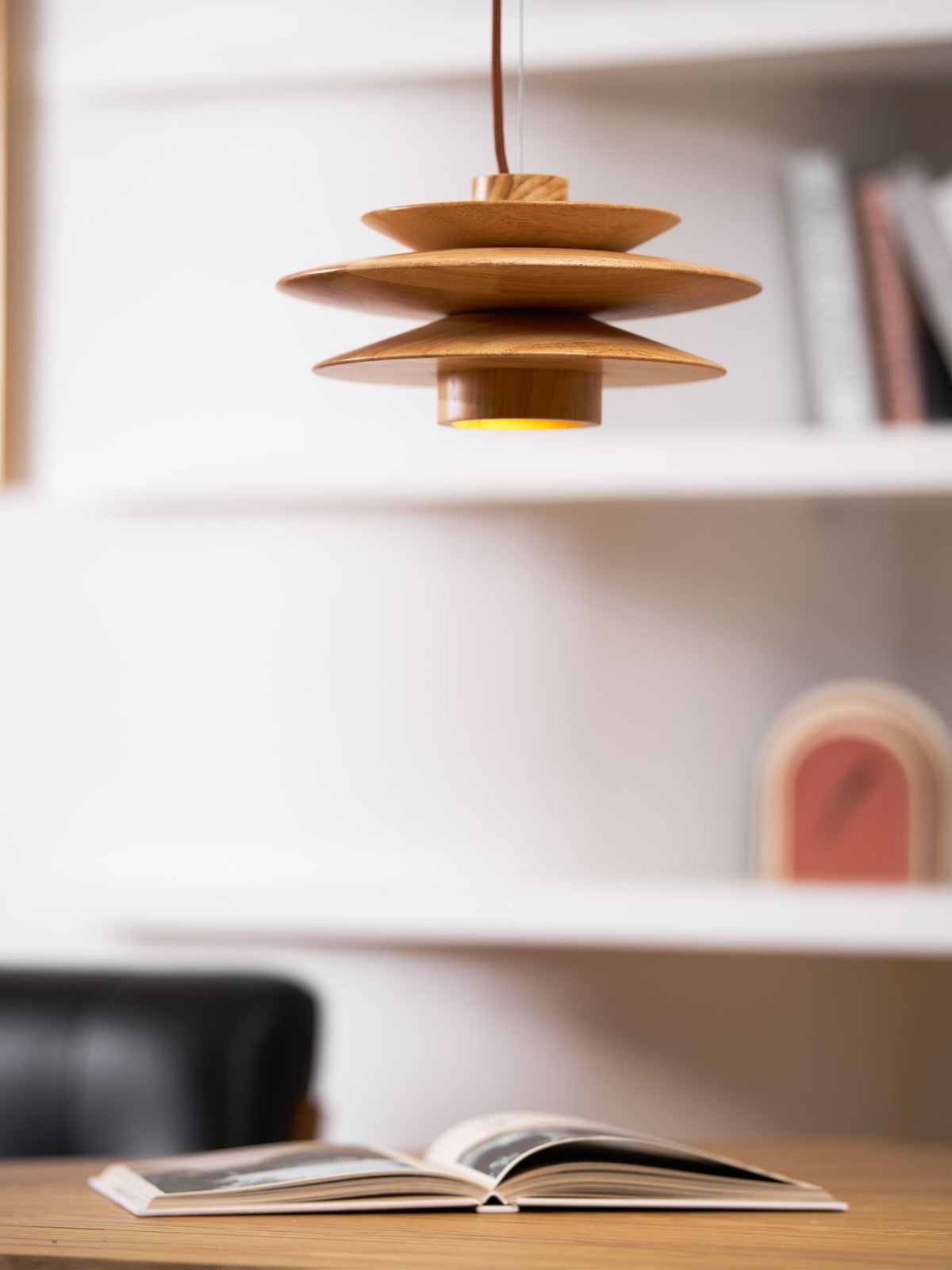 Elorda Wooden Retro Pendant Light