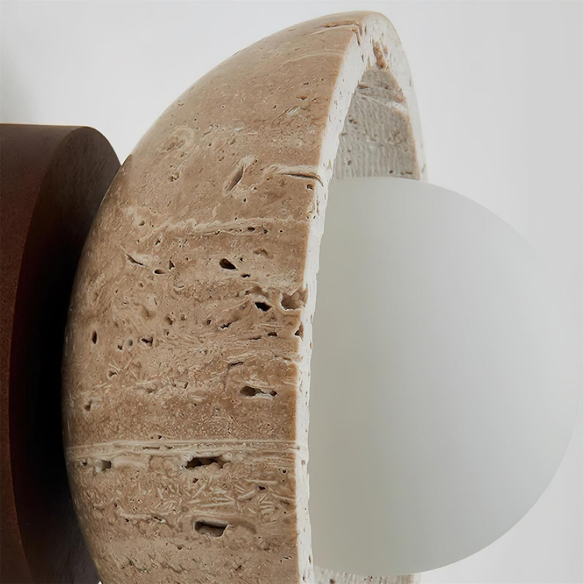 Ferovut Minimalist Travertine Ceiling Light