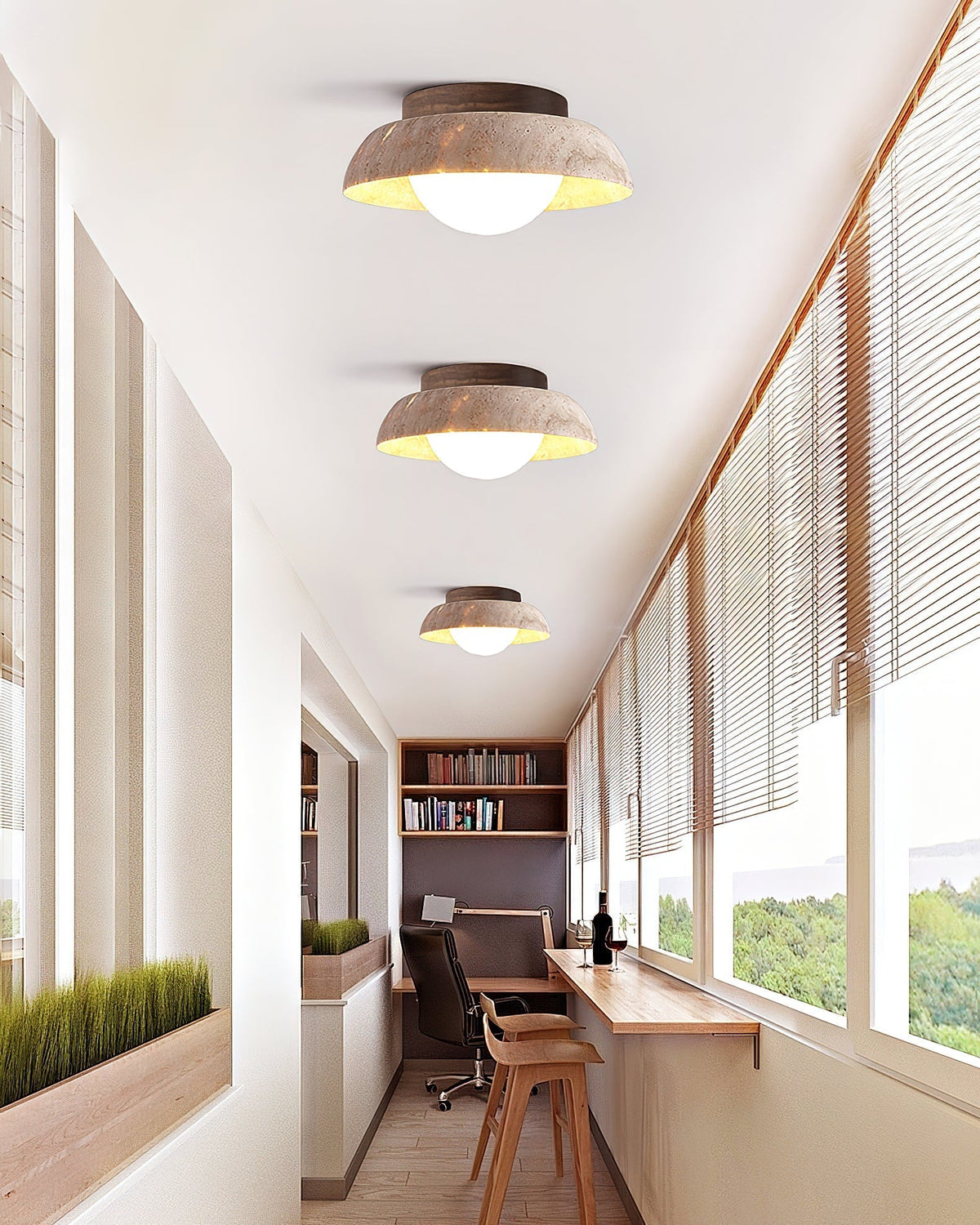 Piedra Ceiling Light