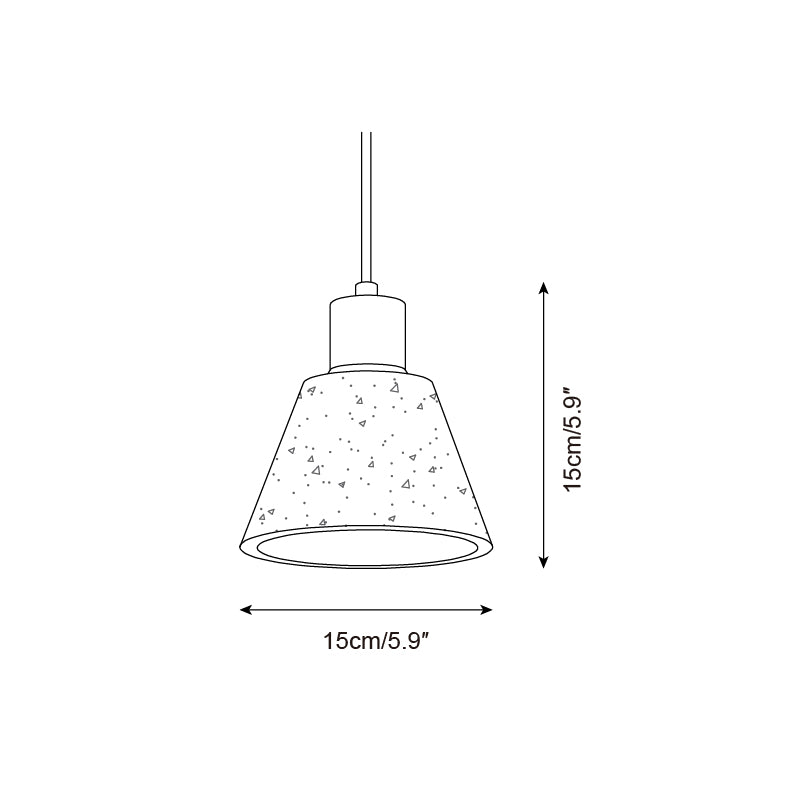 Caven Pendant Light Travertine Cluster