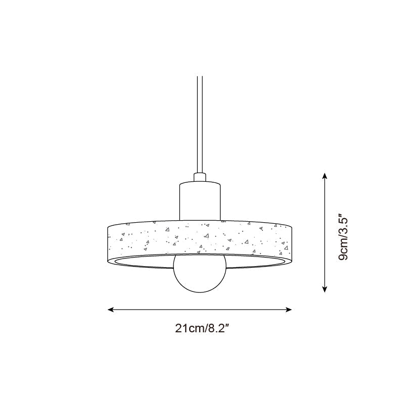 Caven Pendant Light Travertine Cluster