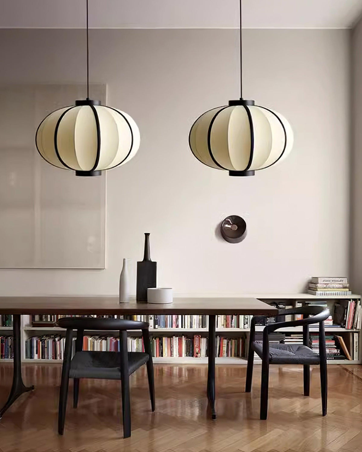 Lumara Pendant Lamp Fabric Lantern Frame Vintage