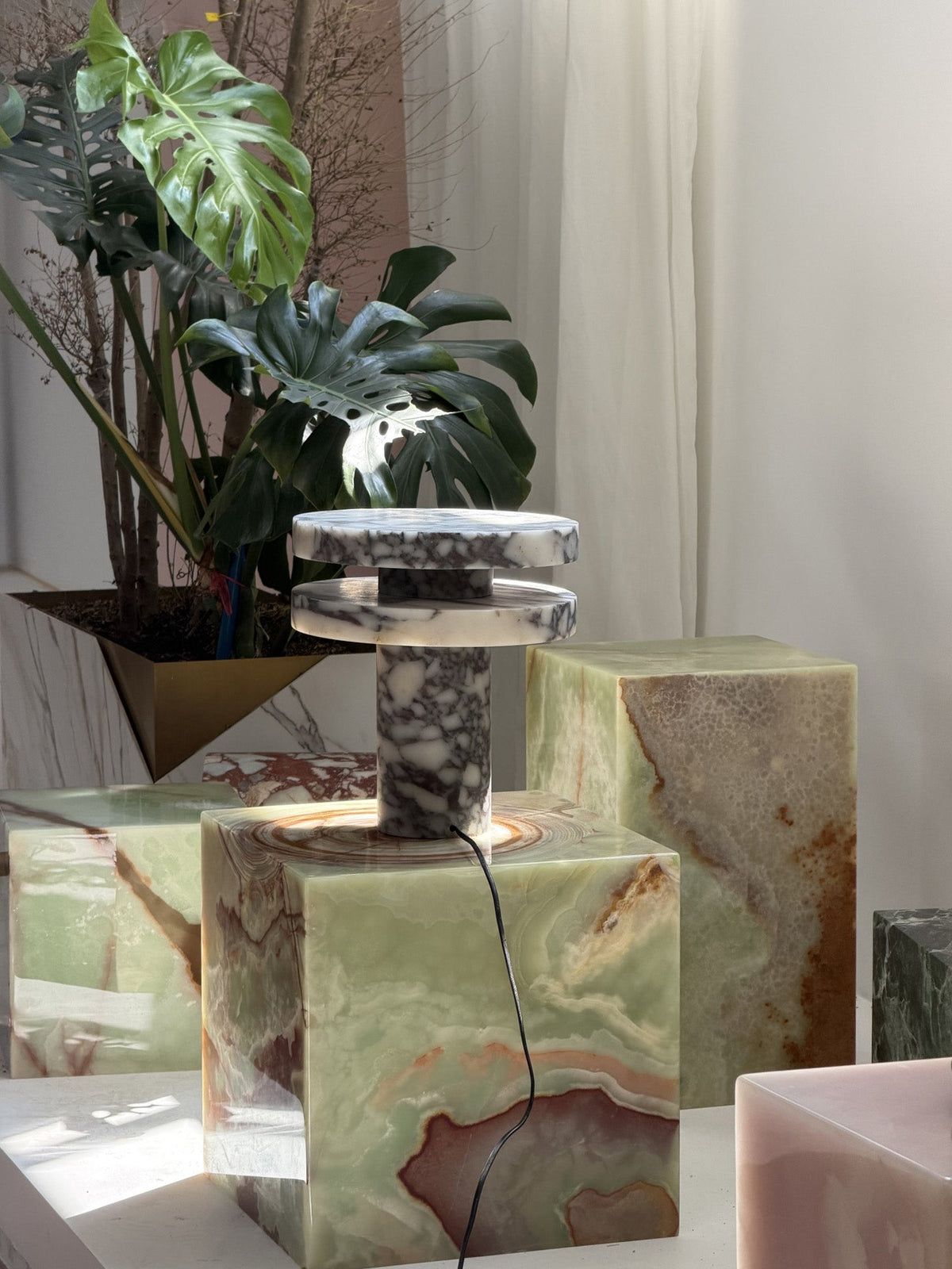 Nerelia Marble Table Lamp