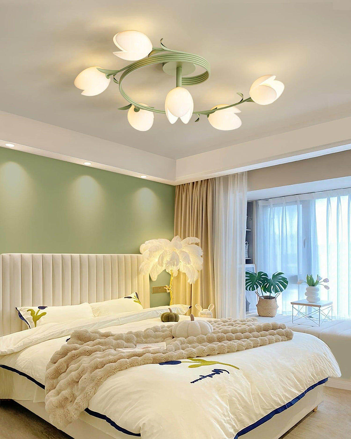 Lumuel 6-Light Tulip Ceiling Light