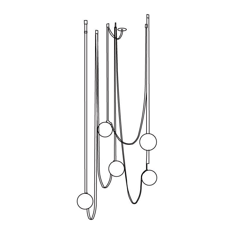 Limugen Multiple Belt Pendant Light