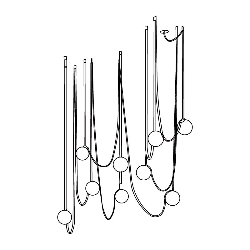 Limugen Multiple Belt Pendant Light