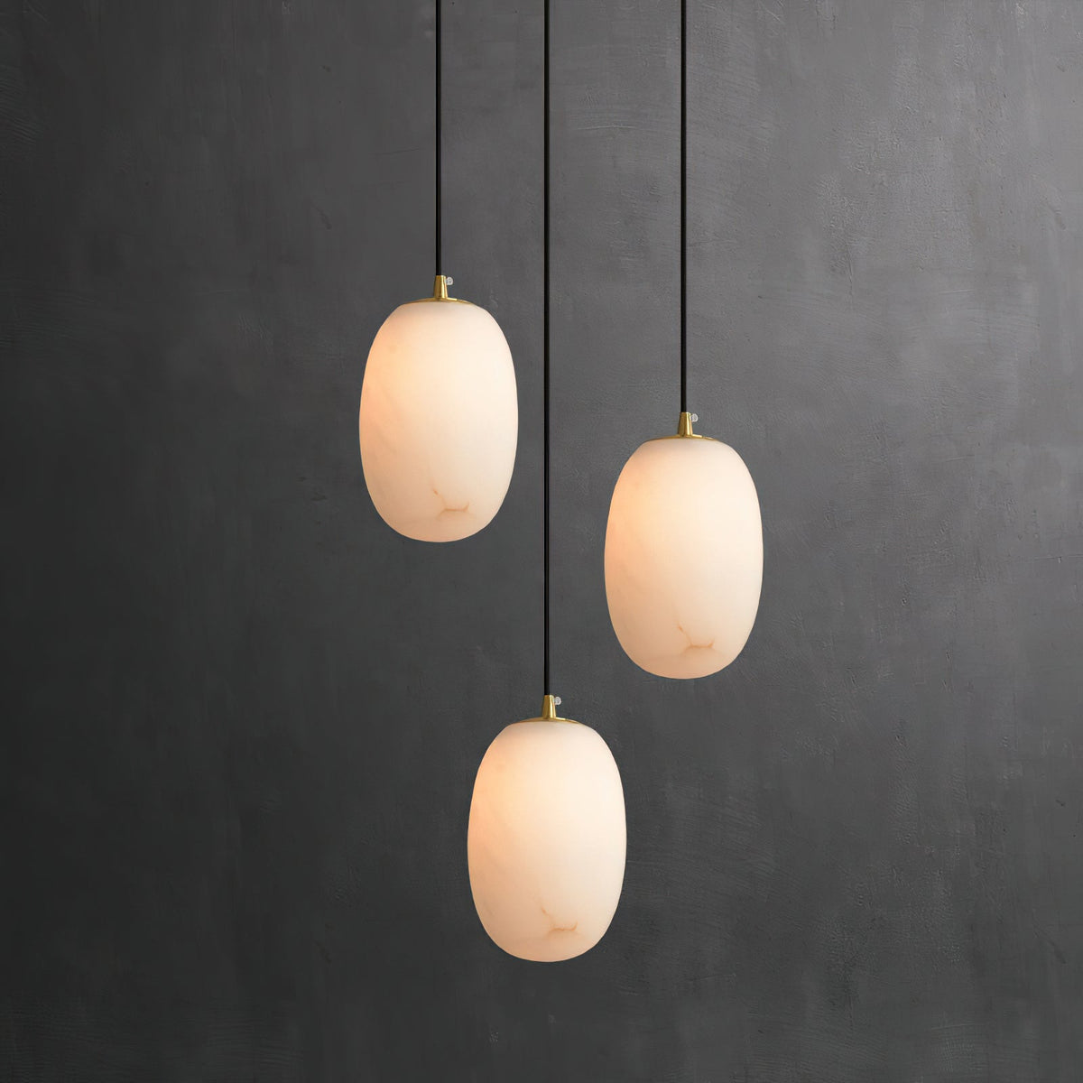 Pod Mini Alabaster Pendant Light