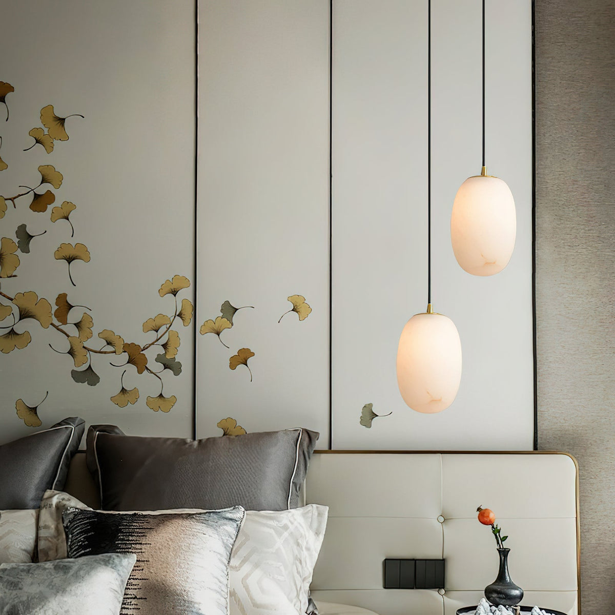 Pod Mini Alabaster Pendant Light