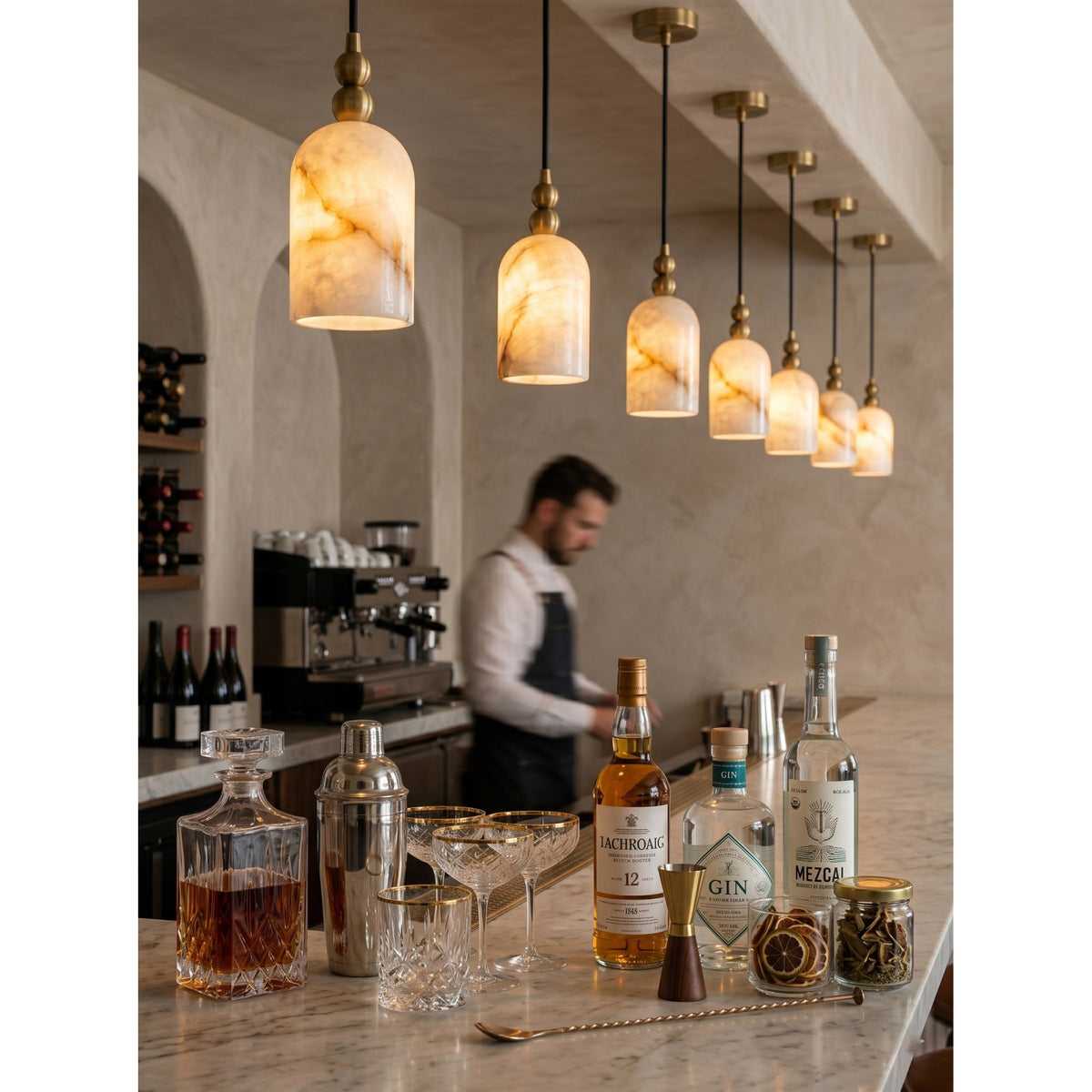 Eiranelia Alabaster Pendant Lamp