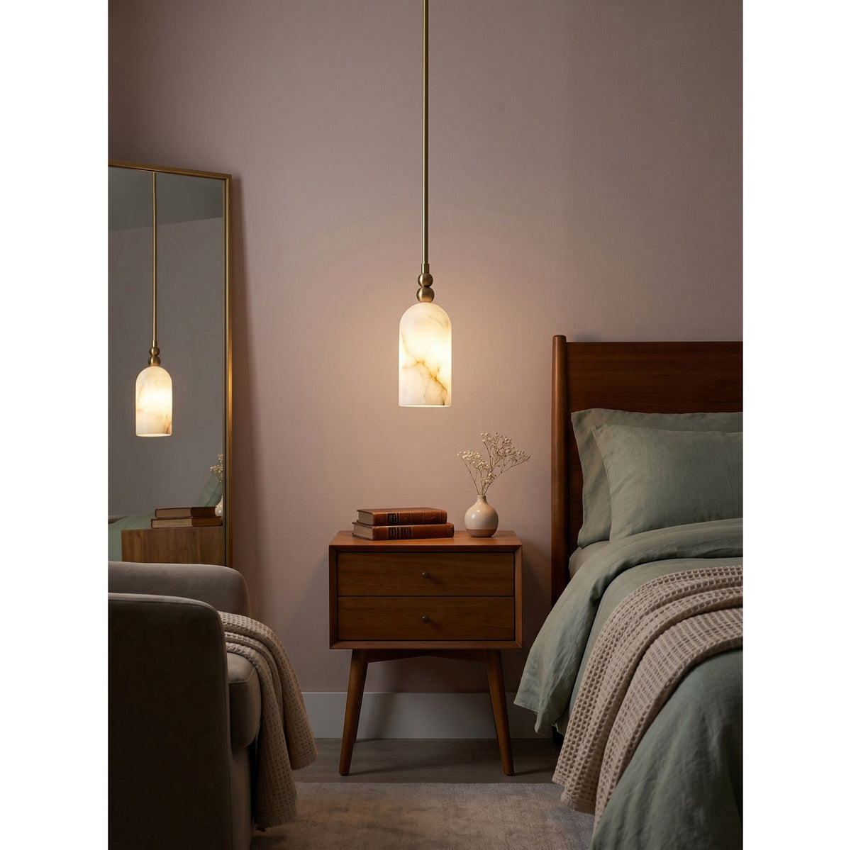 Eiranelia Alabaster Pendant Lamp