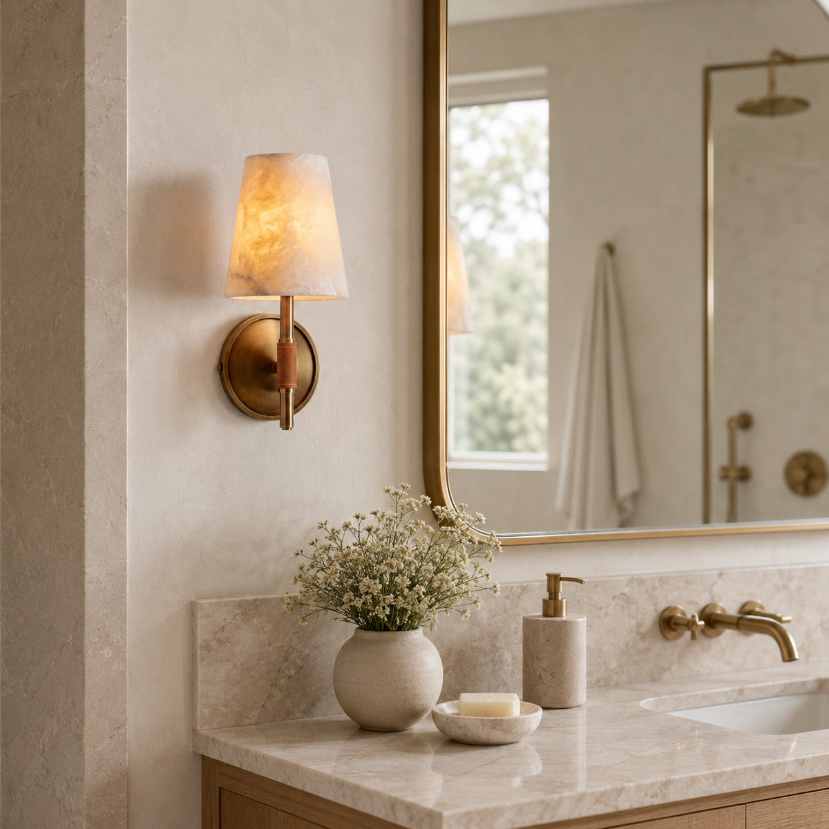 Avenivelle Alabaster Wall Light
