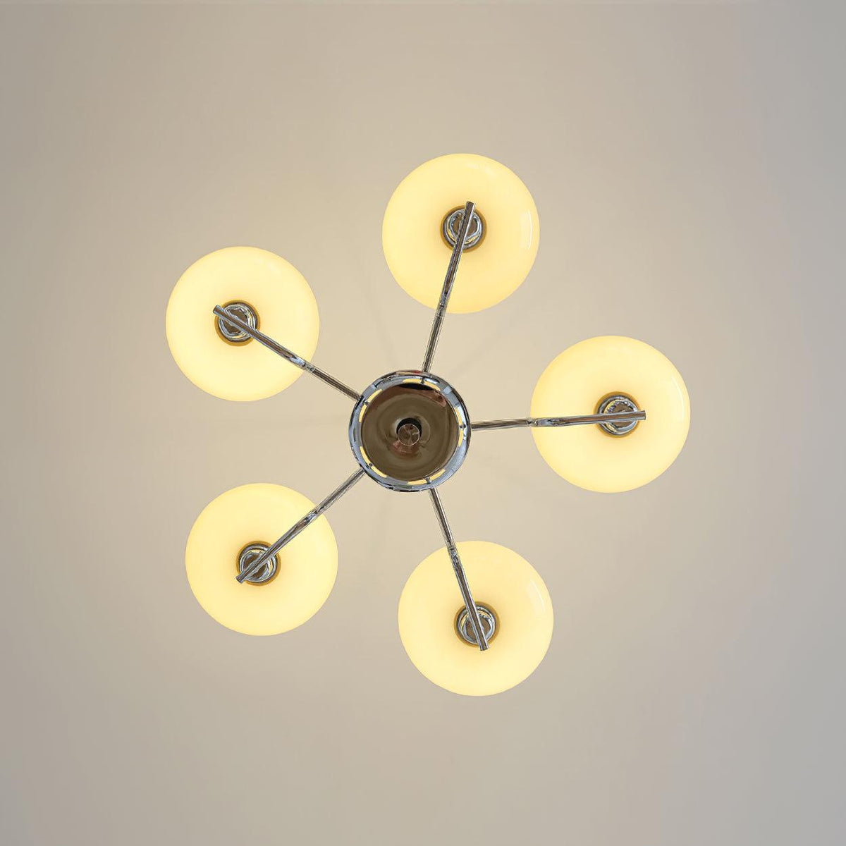 Gabikus Chandeliers Glass Midcentury