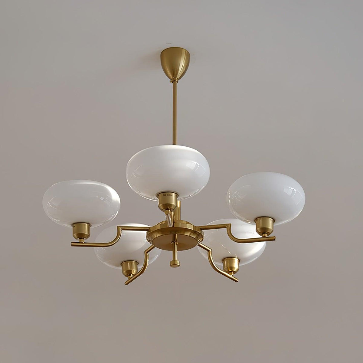Gabikus Chandeliers Glass Midcentury