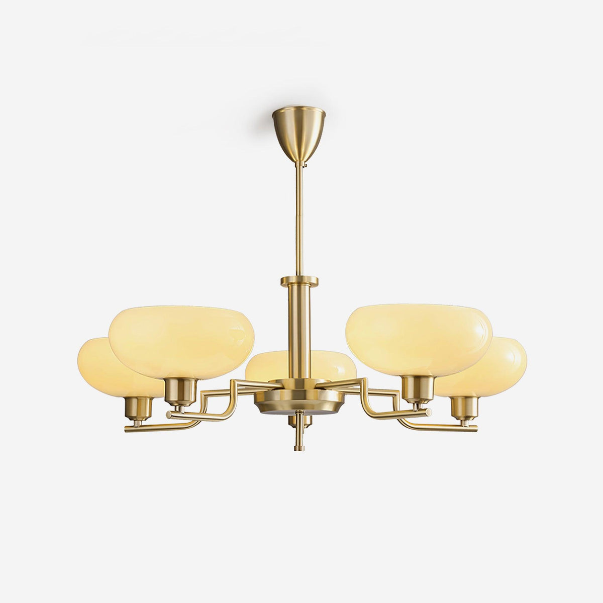 Gabikus Chandeliers Glass Midcentury